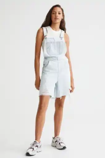 H&M Denim overall shorts offer