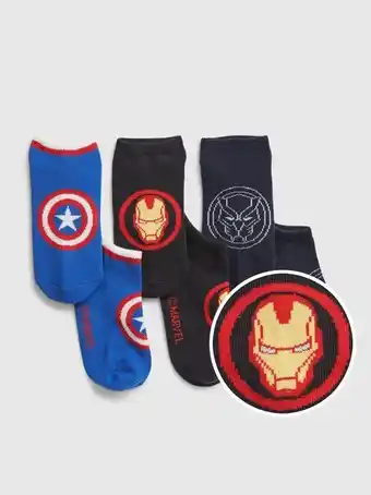 Gap Gapkids | marvel no show socks (3-{pack) offer