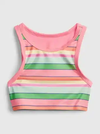 Gap Kids recycled stripe swim tankini top offer