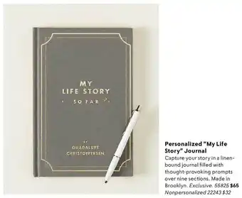 Uncommon Goods Personalized offer