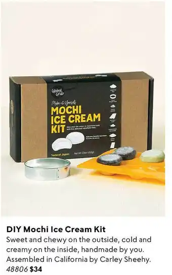 Uncommon Goods Diy mochi ice cream kit offer