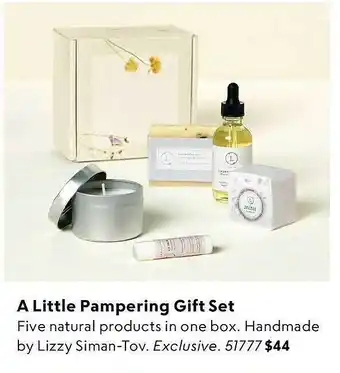 Uncommon Goods A little pampering gift set offer