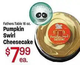 Maceys Pumpkin swirl cheesecake offer