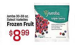 Maceys Jamba frozen fruit offer
