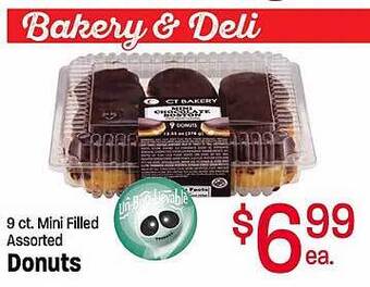 Maceys Mini filled donuts offer