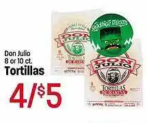 Maceys Don julio tortillas offer