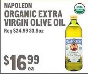 New Seasons Market Napoleon organic extra virgin olive oil offer