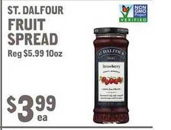New Seasons Market St. dalfour fruit spread offer