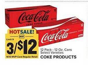 Food Lion Coke products offer