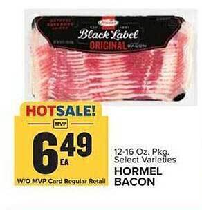 Food Lion Hormel bacon offer