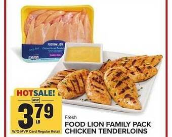 Food Lion Food lion family pack chicken tenderloins offer