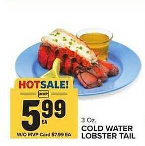Food Lion Cold water lobster tail offer