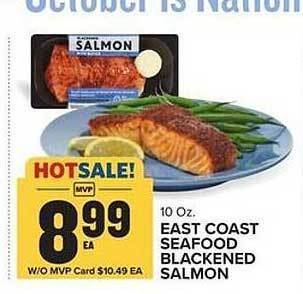 Food Lion East coast seafood blackened salmon offer