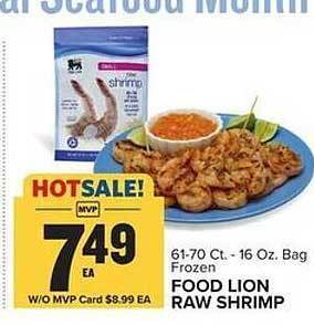 Food Lion Food lion raw shrimp offer