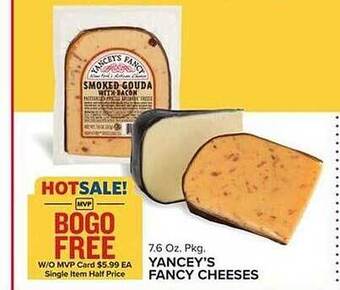 Food Lion Yancey's fancy cheeses offer