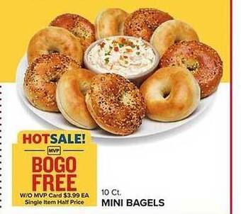 Food Lion Mini bagels offer
