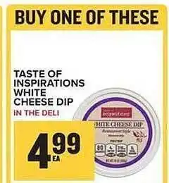 Food Lion Taste or inspirations white cheese dip offer