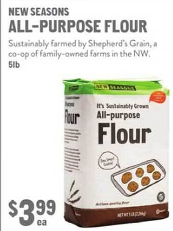New Seasons Market New seasons all-purpose flour offer