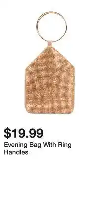 TJ Maxx Evening bag with ring handles offer