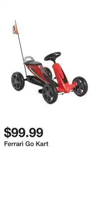 TJ Maxx Ferrari go kart offer