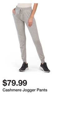 TJ Maxx Cashmere jogger pants offer