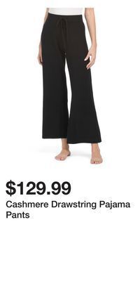 TJ Maxx Cashmere drawstring pajama pants offer