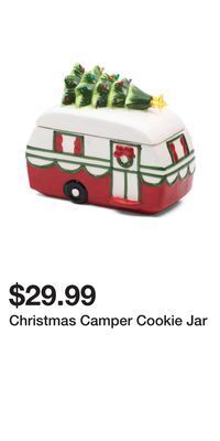 TJ Maxx Christmas camper cookie jar offer