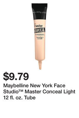 Kmart Maybelline new york face studio™ master conceal light 12 fl. oz. tube offer