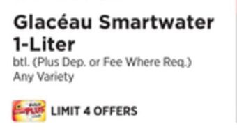 ShopRite Smartwater 1-liter offer