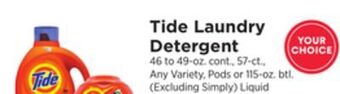 ShopRite Laundry detergent offer