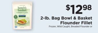 ShopRite 2-lb. bag flounder fillet offer