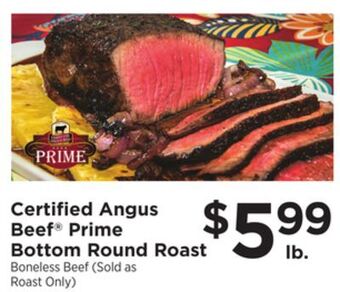 ShopRite Prime bottom round roast offer