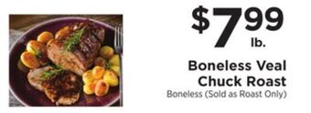 ShopRite Boneless veal chuck roast offer