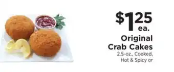 ShopRite Original crab cakes offer