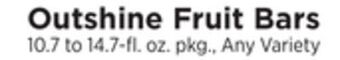 ShopRite Fruit bars offer