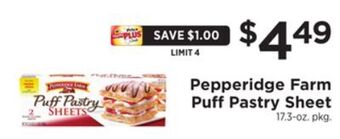ShopRite Puff pastry sheet offer