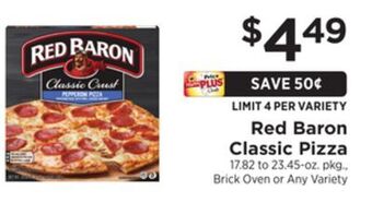 ShopRite Classic pizza offer