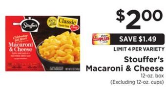 ShopRite Macaroni & cheese offer
