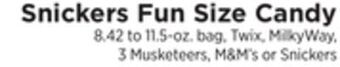 ShopRite Fun size candy offer
