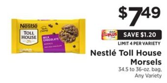 ShopRite Toll house morsels offer