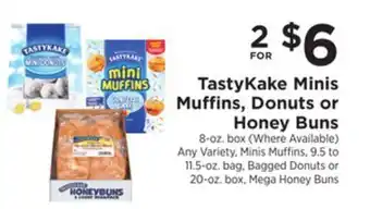 ShopRite Minis muffins, donuts or honey buns offer