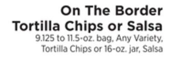 ShopRite Tortilla chips or salsa offer