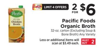 ShopRite Organic broth offer