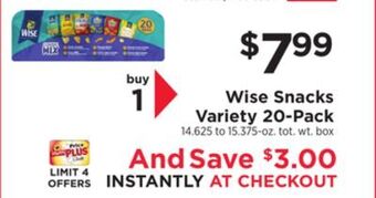ShopRite Snacks variety 20-pack offer