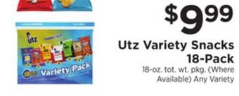 ShopRite Variety snacks 18-pack offer