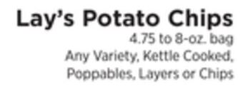 ShopRite Potato chips offer