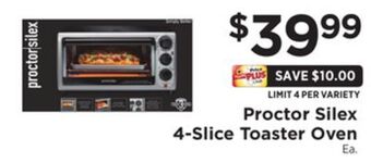 ShopRite 4-slice toaster oven offer