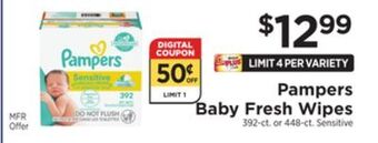 ShopRite Baby fresh wipes offer