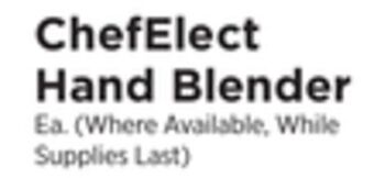 ShopRite Hand blender offer