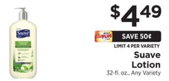 ShopRite Lotion offer